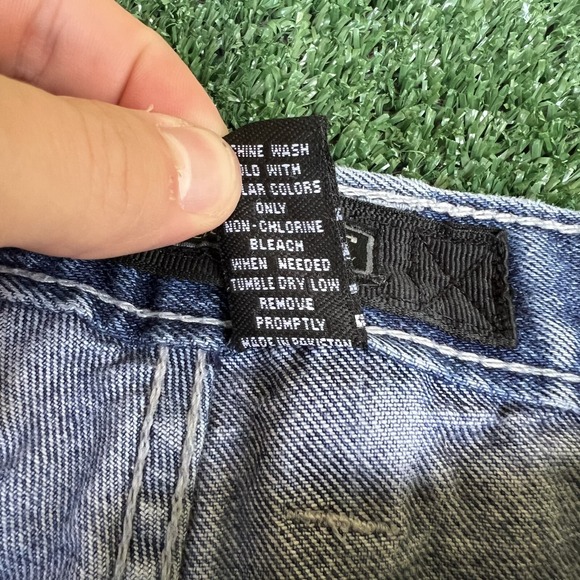 VTG Y2K Men's Outkast Rap Hip Hop Carpenter Relaxed Baggy Straight Jeans 32x32" - Picture 7 of 14